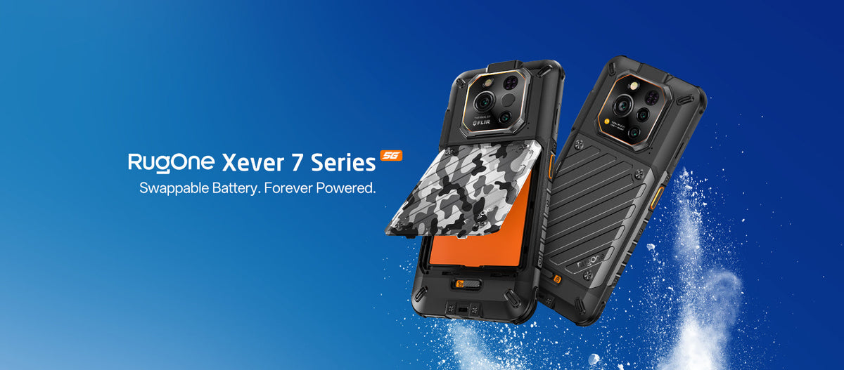 RugOne Xever 7 Series: Hot Swap Battery & OIS Camera Rugged Phone