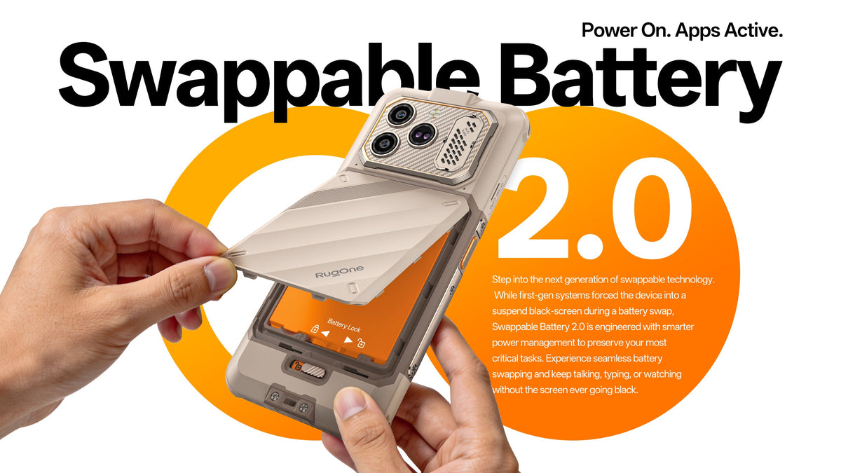 RugOne Xever 8: The Phone That Never Powers Down Mid-Swap